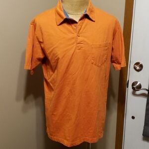 Woolrich orange one pocket polo